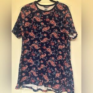 FLORAL DRESS- size L, Cozycore, Cottagecore, Coastalgrandma,